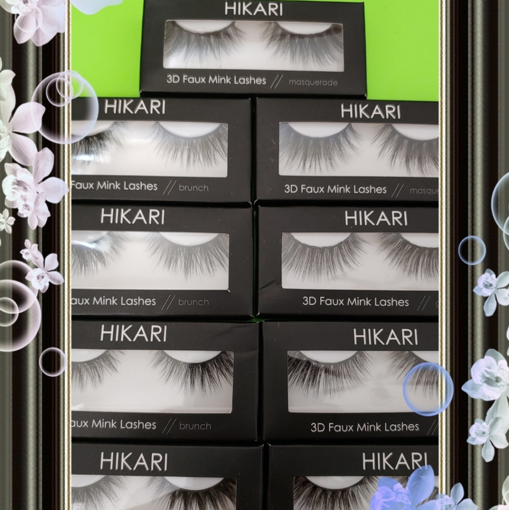 9 Hikari 3D faux mink Lashes new
